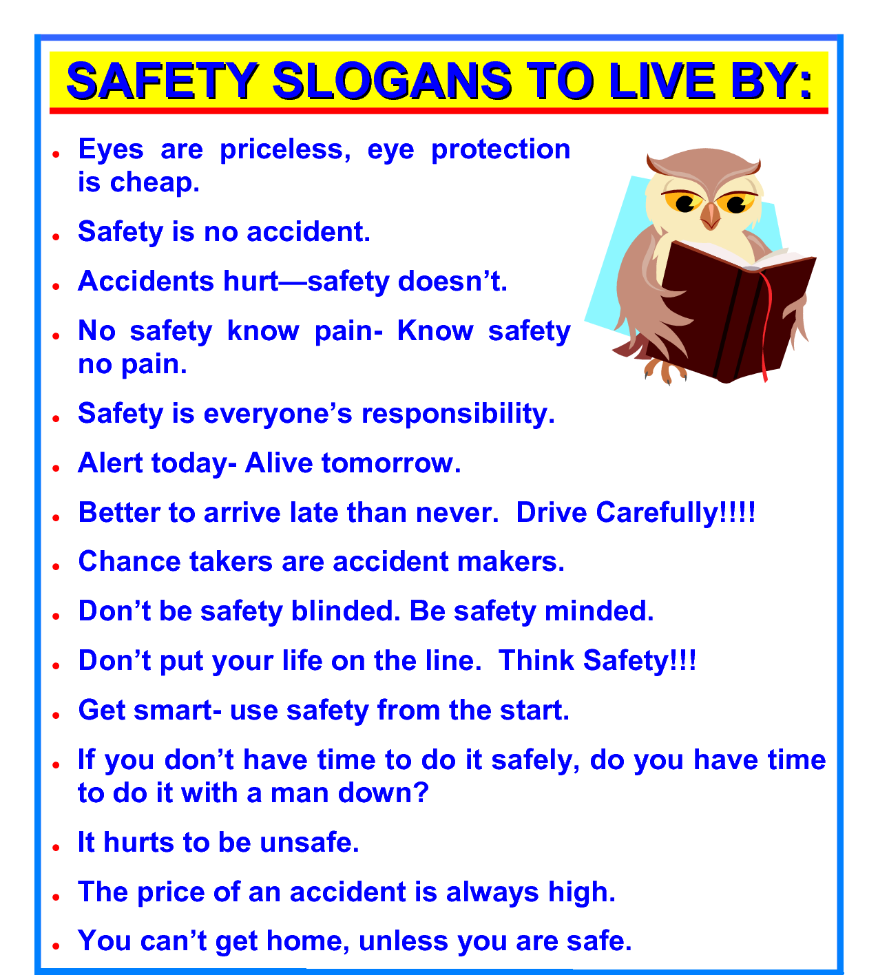 Totalsafety Safety Slogan