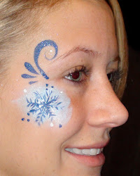 face paint frozen painting christmas reindeer santa designs illusions snowflake llc balloon facepainting easy paintings party snowman snowflakes snow simple