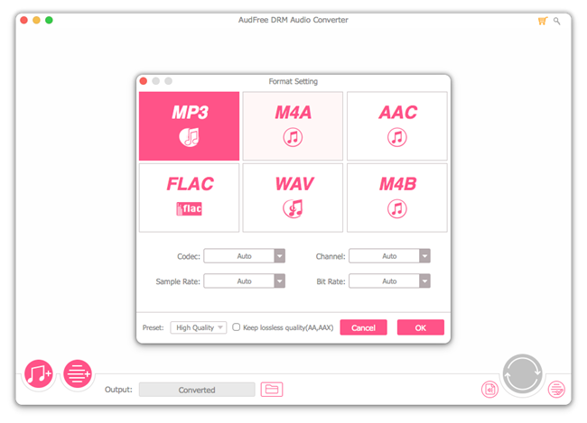AudFree DRM Audio Converter AudFree DRM Audio Converter