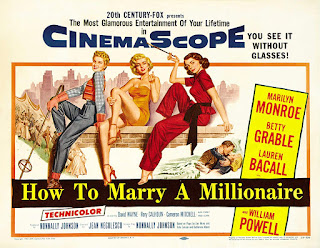 Póster película Cómo casarse con un millonario Póster película Cómo casarse con un millonario