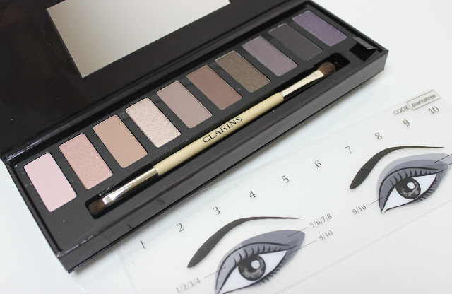 Step-by-step guides for using the Clarins The Essentials Festive Eye Make-Up Palette 2015