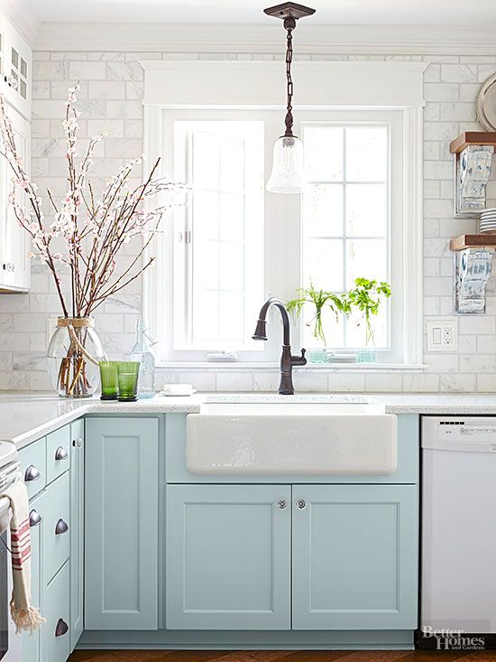 6 dreamy blue kitchens for this spring - Daily Dream Decor
