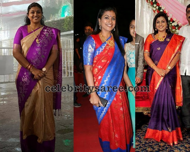 actress-and-politician-roja-silk-sarees