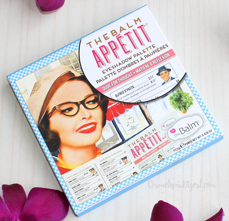 Review, swatches - and EOTDs - of TheBalm Appetit Eyeshadow Palette. 