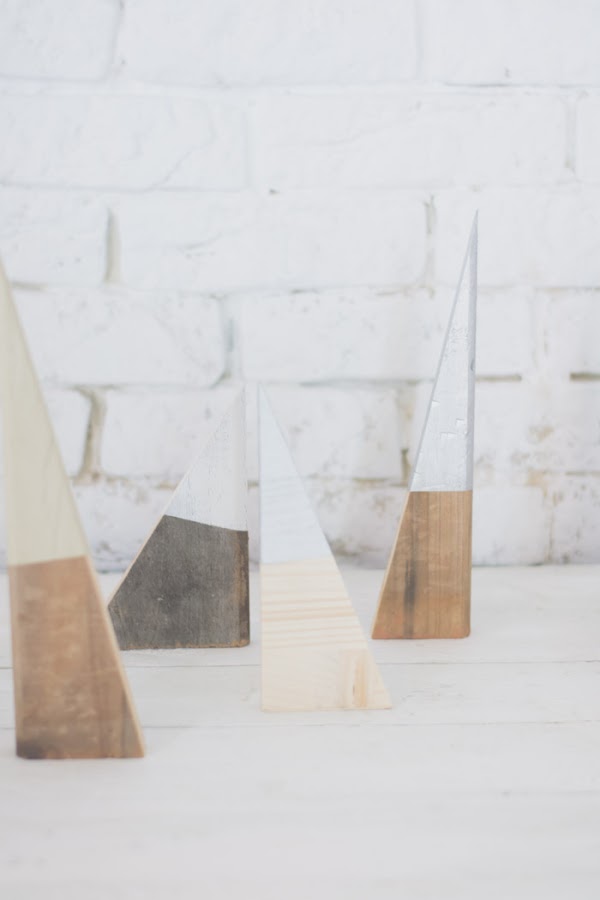 Árboles de madera diy