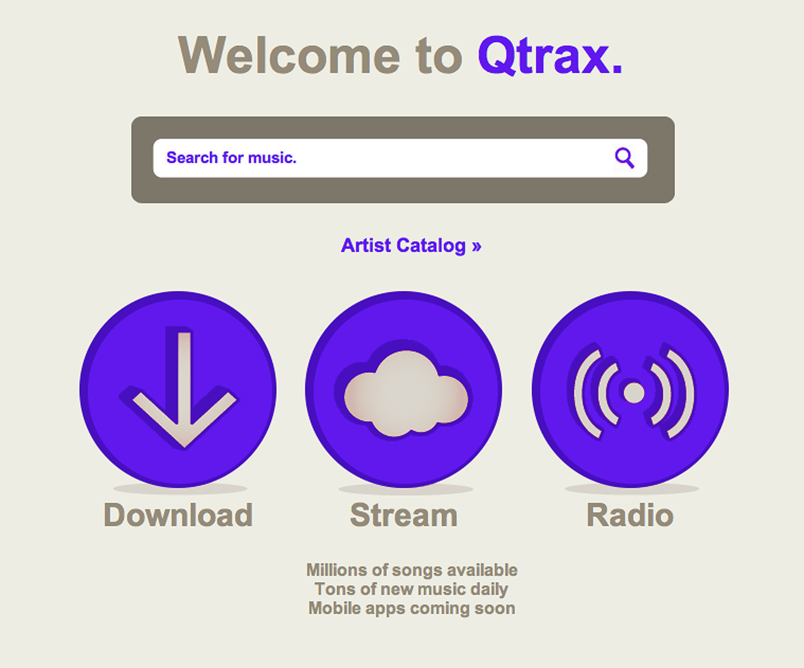 qtrax mobile USA News Collections