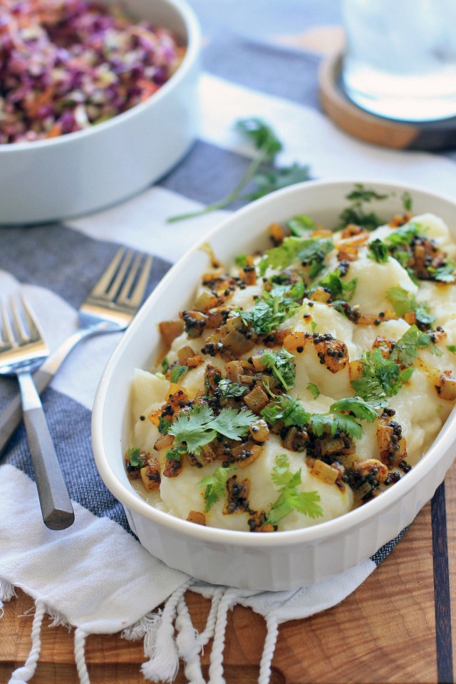 Indian Spiced Mashed Cauliflower