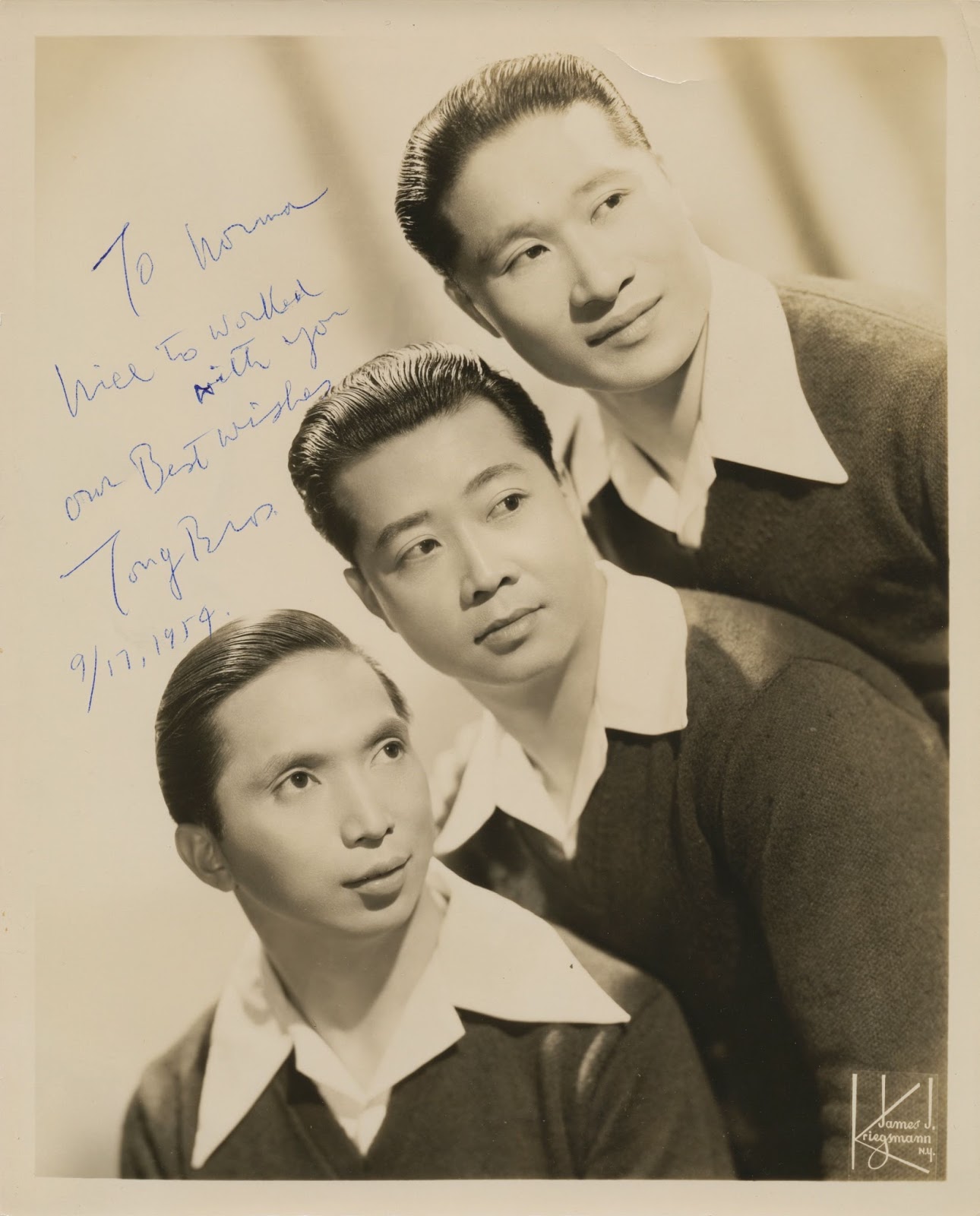 Chinese American Eyes The Tong Brothers