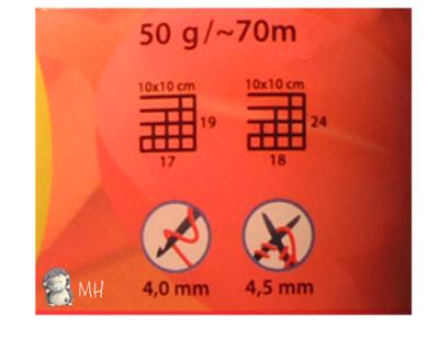 Gorro panda a crochet