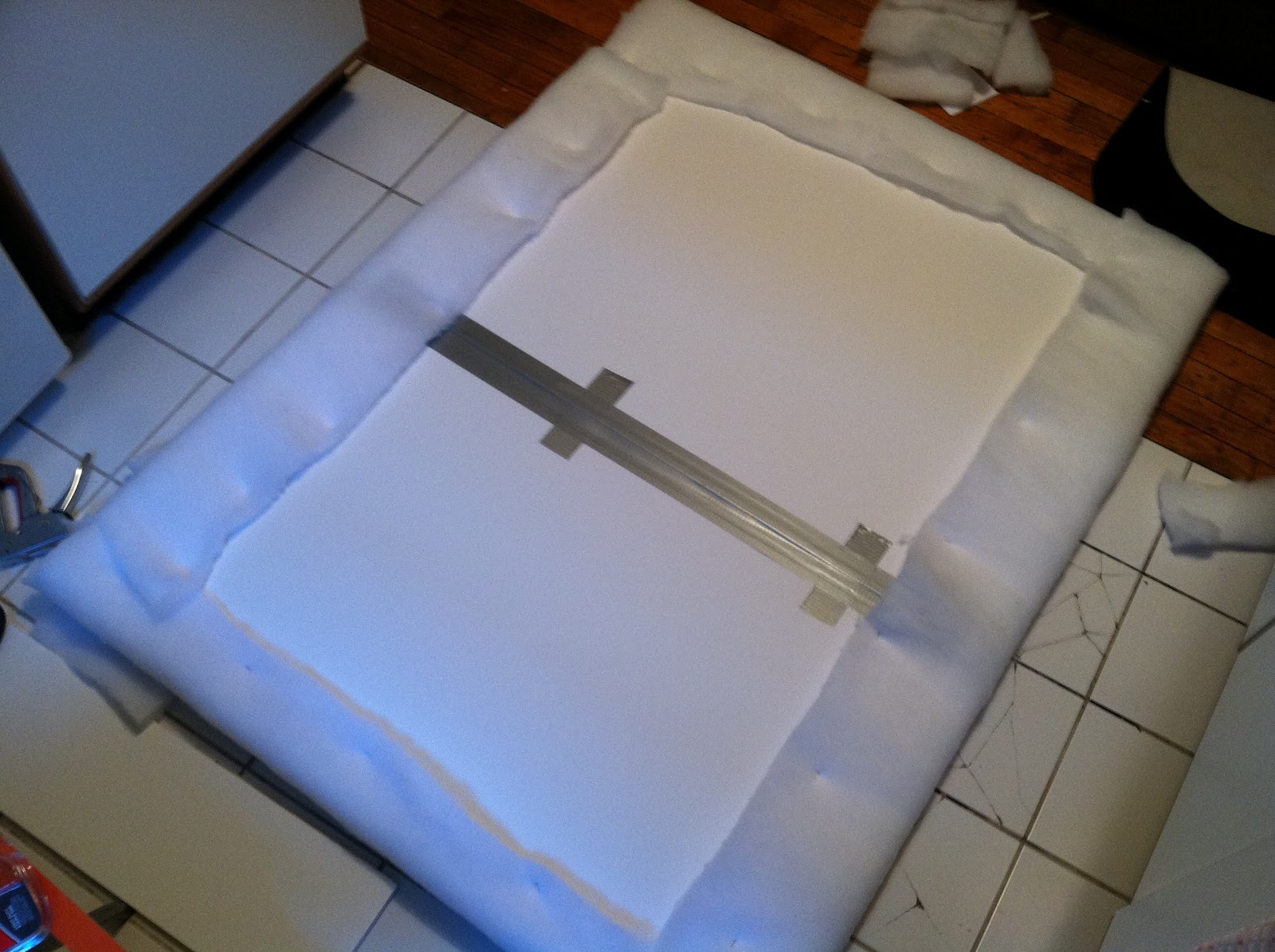 Sh*ttyChic DIY Foam Board Head Board