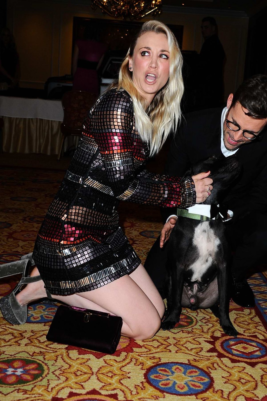 Kaley Cuoco attends James Paw 007 Ties & Tails Gala in Westlake Village