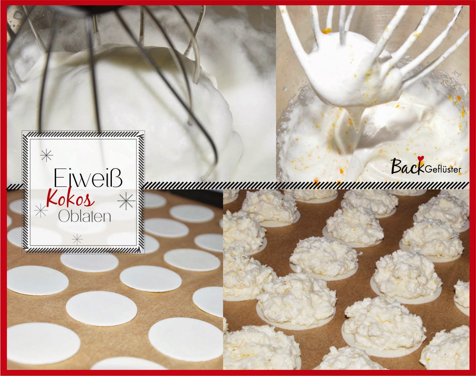 Backgeflüster: Kokos-Orangen-Makronen Backgeflüster: Kokos-Orangen-Makronen