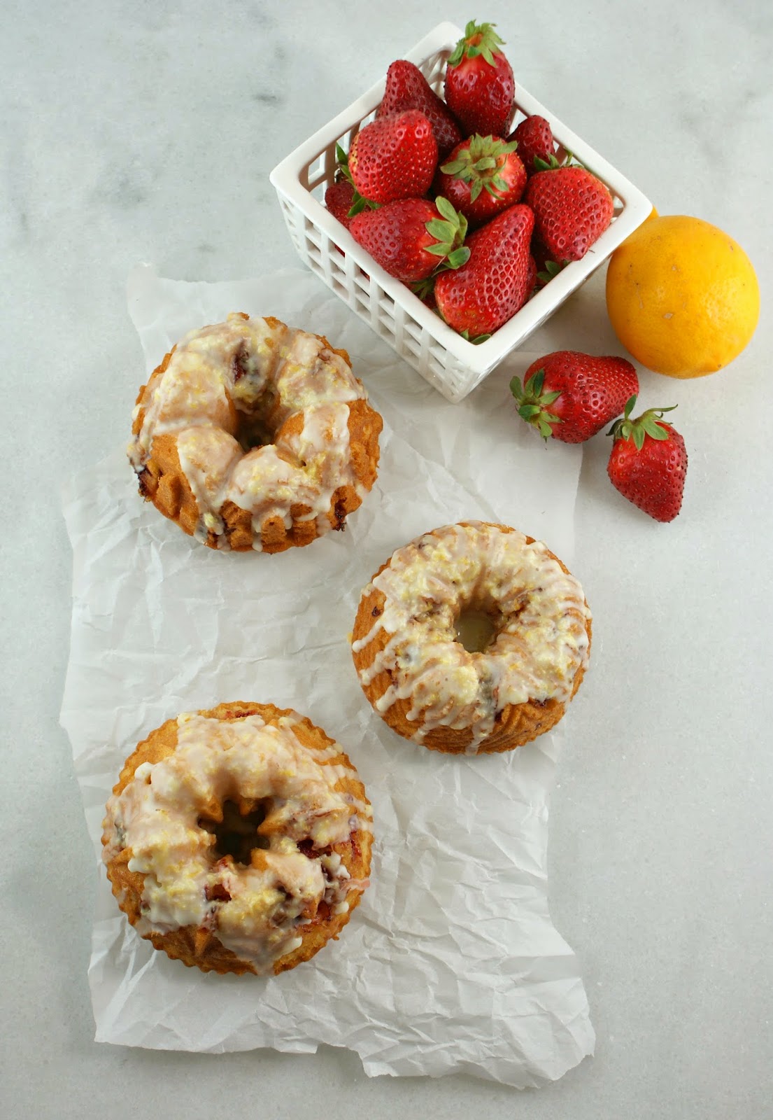 Authentic Suburban Gourmet Mini Meyer Lemon And Strawberry Bundt Cakes Secret Recipe Club