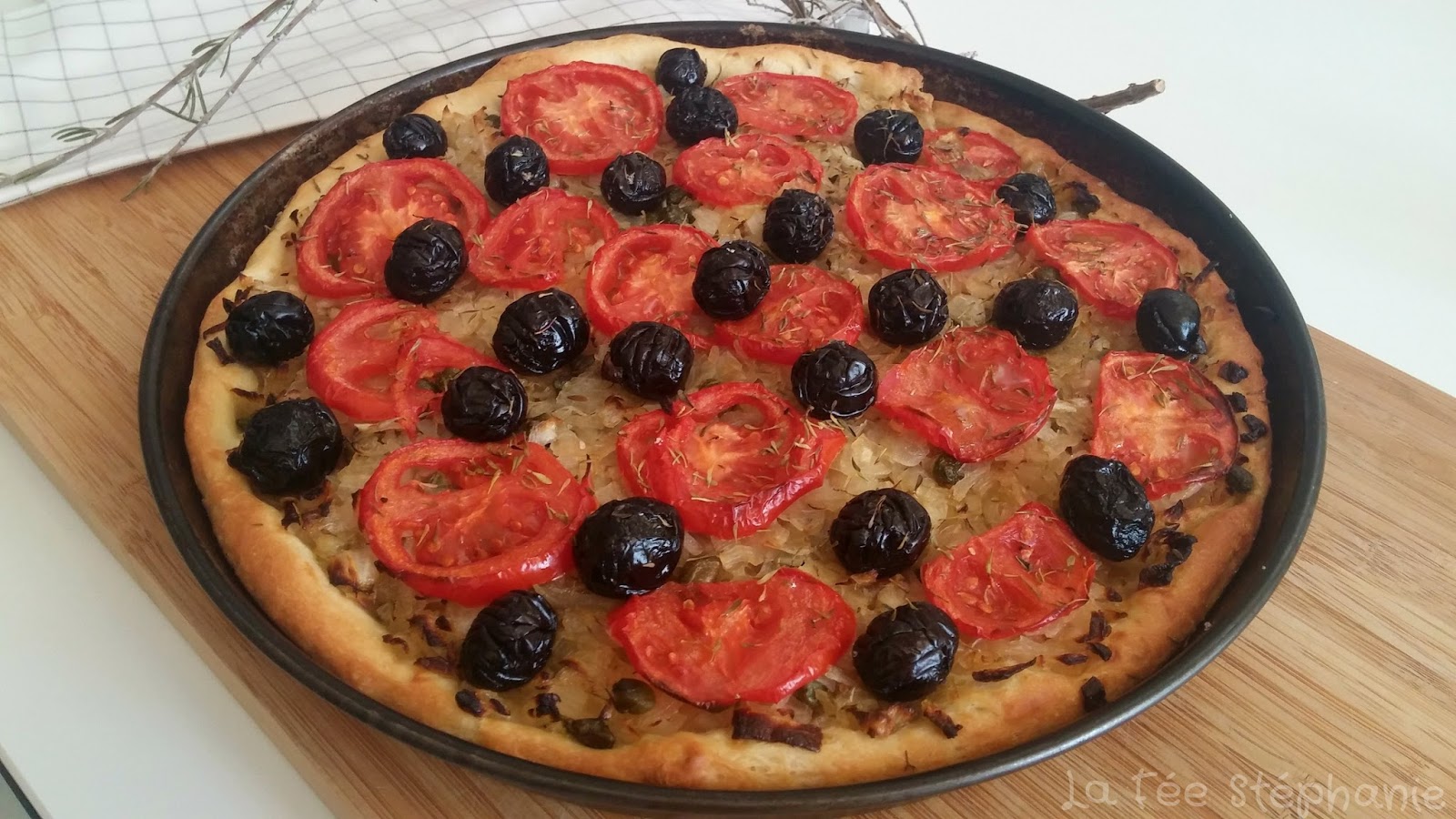 Pissaladiere Revisitee Vegan Sans Anchois Avec Une Pincee D