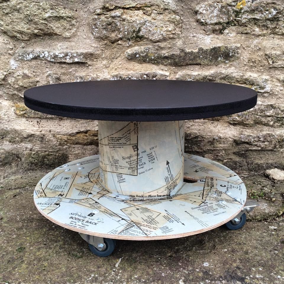Quirky Boots Cable Reel Coffee Table