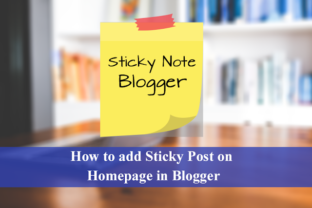 How to make a post sticky