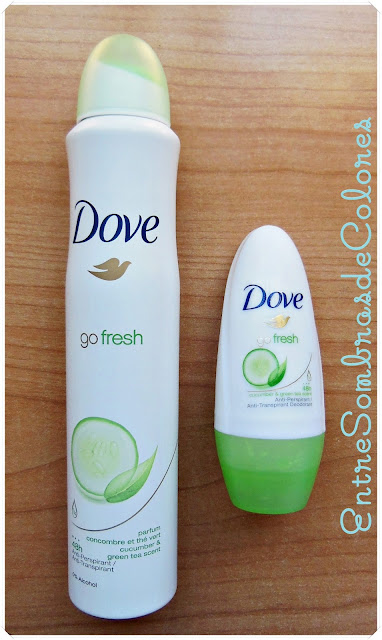 desodorante Dove pepino y té verde