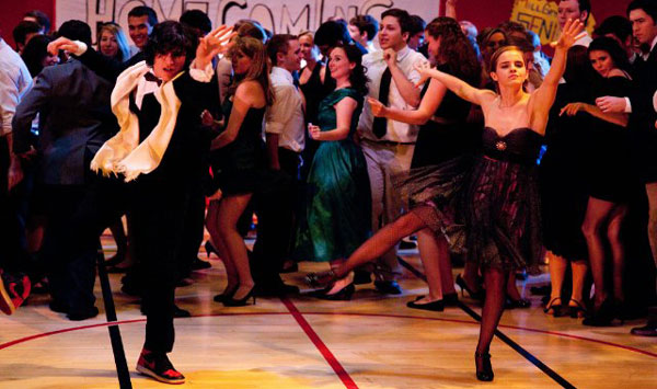 Ezra Miller and Emma Watson in The Perks of Being a Wallflower