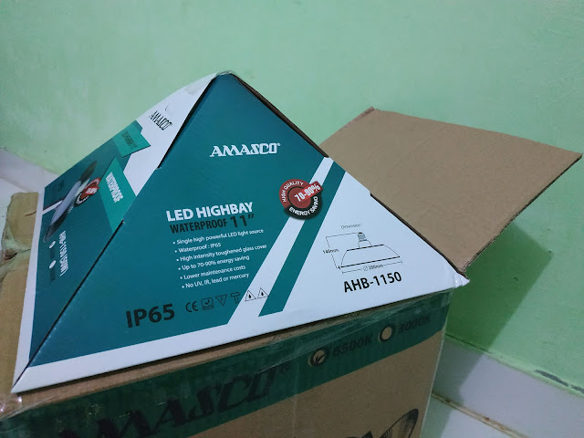 Lampu Gantung Untuk Gudang 50w/ Lampu LED Higbay/ Lampu Gedung 50Watt