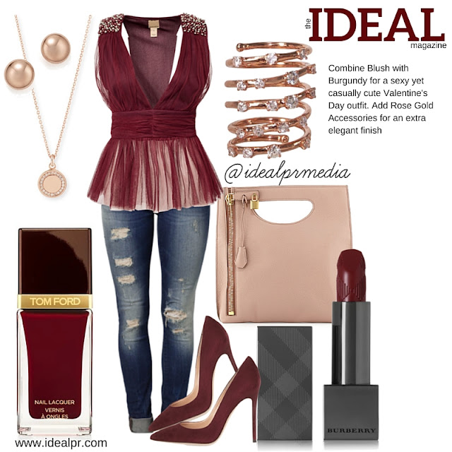 Blush and Burgundy for a Casual Valentine's Day | IDEAL PR MEDIA