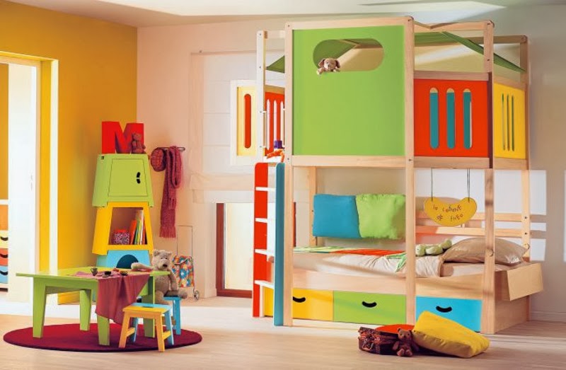 Dormitorios coloridos para niños - Ideas para decorar dormitorios