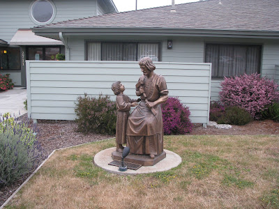 Statue at Saint Joseph's Hospital