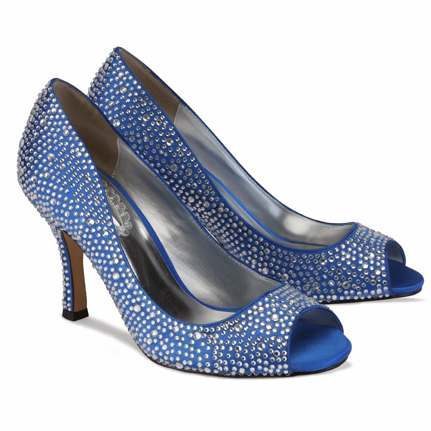 Wedding By Designs Royal Blue Wedding Shoes Cinderella Style