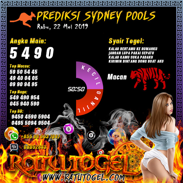Prediksi Togel Sydney Sydney Rabu, 22 Mei 2019 Ratu Tipster