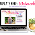 DOWNLOAD: TEMPLATE FREE WATERCOLOR
