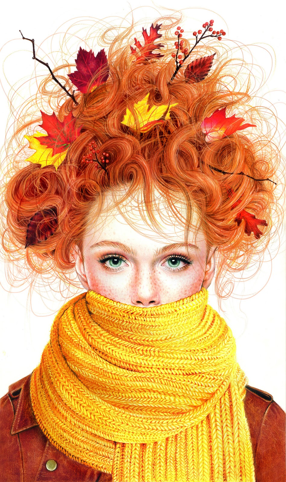 Simply Creative Realistic Color Pencil Illustrations by Davidson