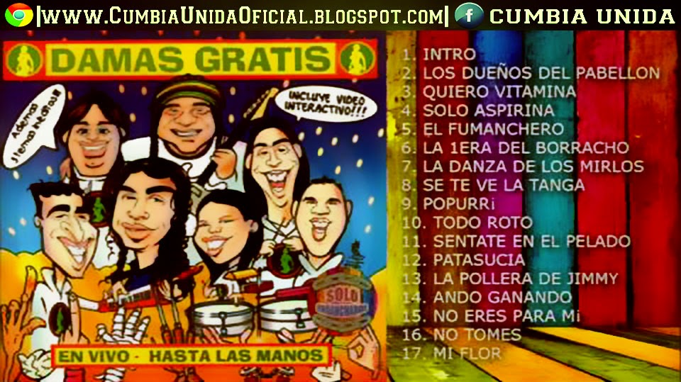 Cumbia Unida: Damas Gratis - Hasta Las Manos | CD Completo (2003)