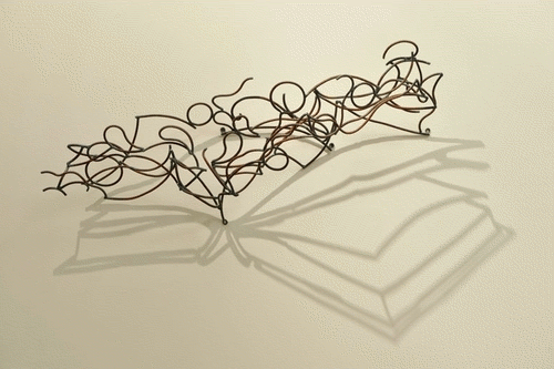 09-Great-Book-Larry-Kagan-Animation-Steel-Wire-Master-of-Shadows-Sculptures-www-designstack-co