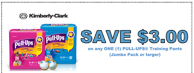 Frugal Mom and Wife: 2 x $3 off Huggies Pull-Ups Coupons!! HURRY!