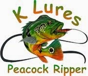 K Lures Hand Crafted Wooden Peacock Bass and Dorado Lures