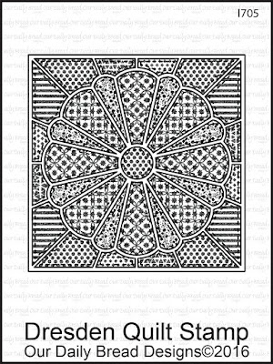 Our Daily Bread Designs Stamp Set; Dresden Quilt Stamp