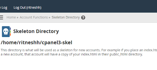 Steps to manage Skeleton Directory in WHM(Reseller/Root)| cheap linux hosting