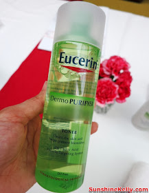 skincare, eucerin, pimples oily combination skin, review, Eucerin DermoPURIFYER Facial Tonic