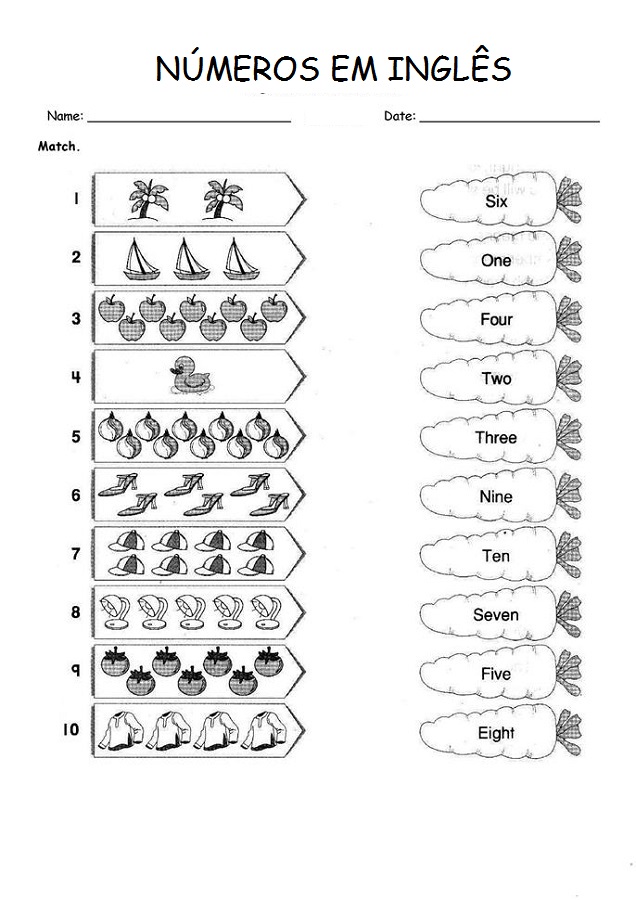 Free English Worksheets For Primary 1