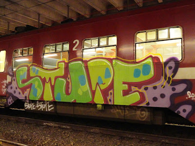 In a world full of duties and social pressures, painting a train is pure freedom to me – Alle