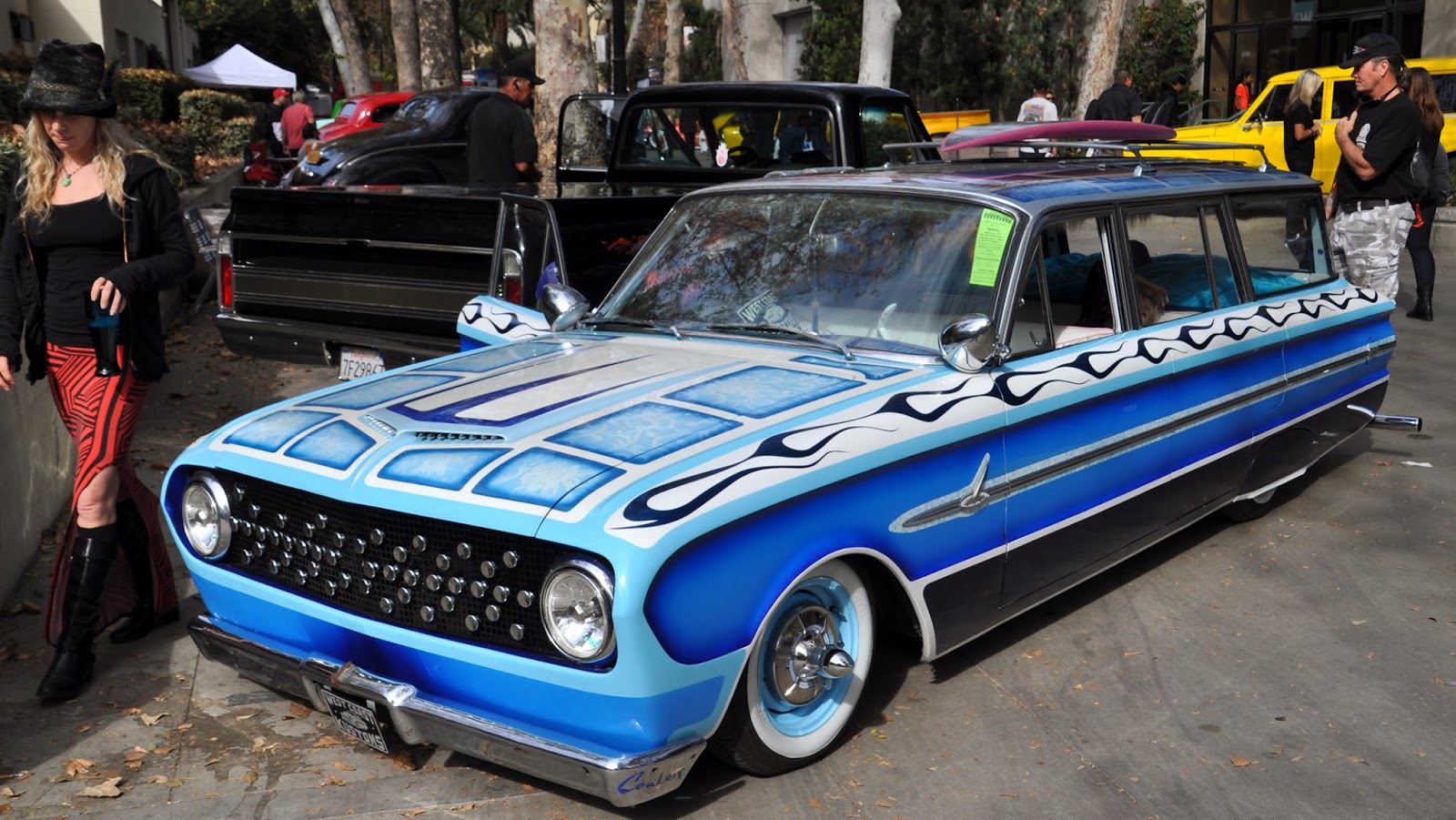 Just A Car Guy great panel, and lace, paint on this station wagon