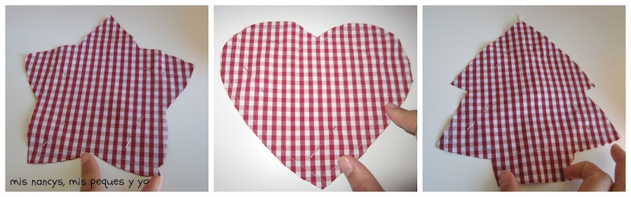 mis nancys, mis peques y yo, tutorial DIY adornos Navidad, dejar hueco sin coser
