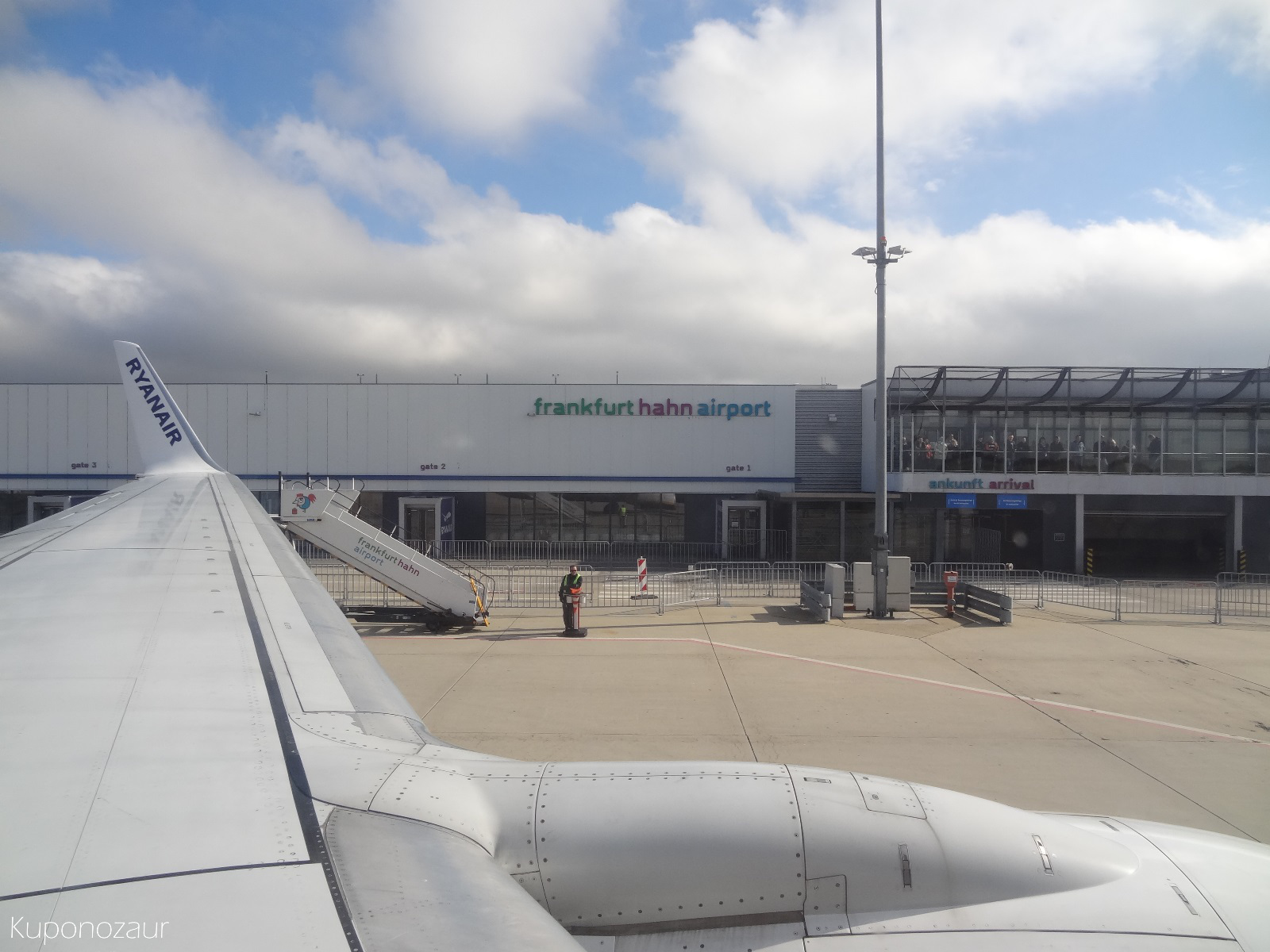 Samolot Ryanair wylądował na lotnisku Frankfurt-Hahn