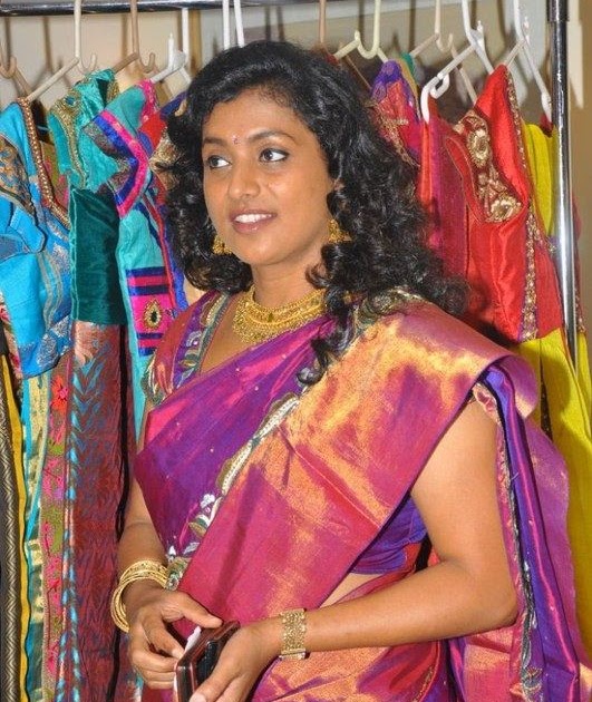 Tamil Actress Roja Hot in Silk Saree Latest Photos | One Cine Gallery