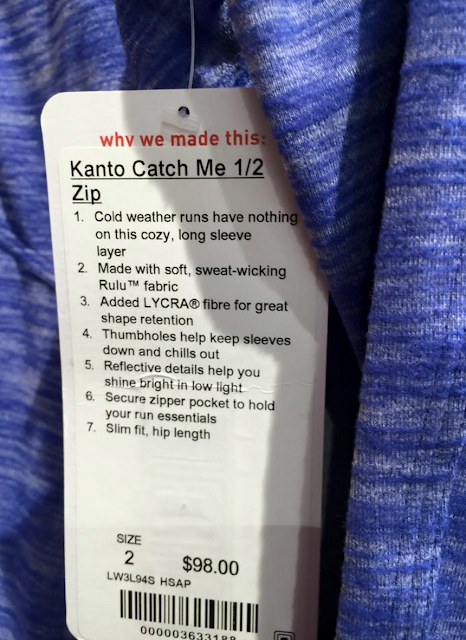 Kanto Catch Me 1/2 Zip