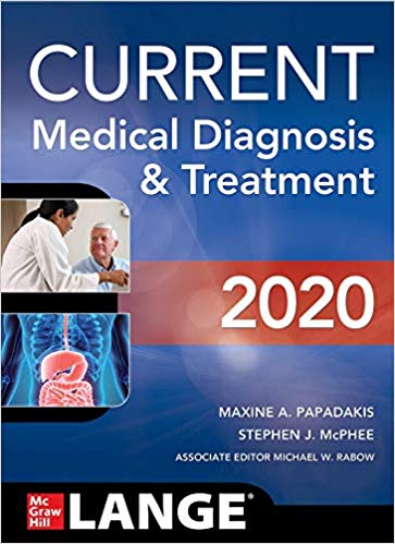 01-CURRENT Medical Diagnosis and Treatment 2020 – 59th Edition (September 2019 Release)