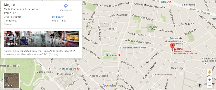 Mercerías de Madrid e Internet donde comprar materiales DIY