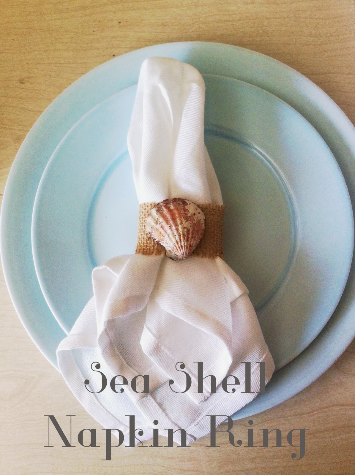 DIY Sea Shell Napkin Rings - www.danettedillon.com