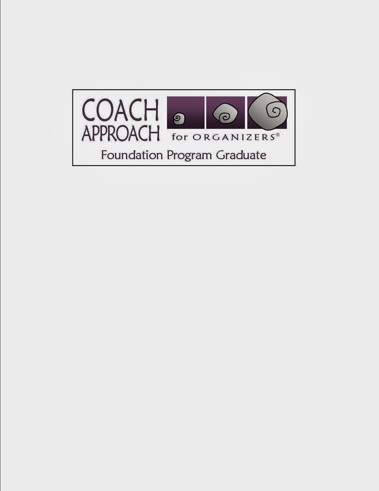 Coach Approach for Organizers