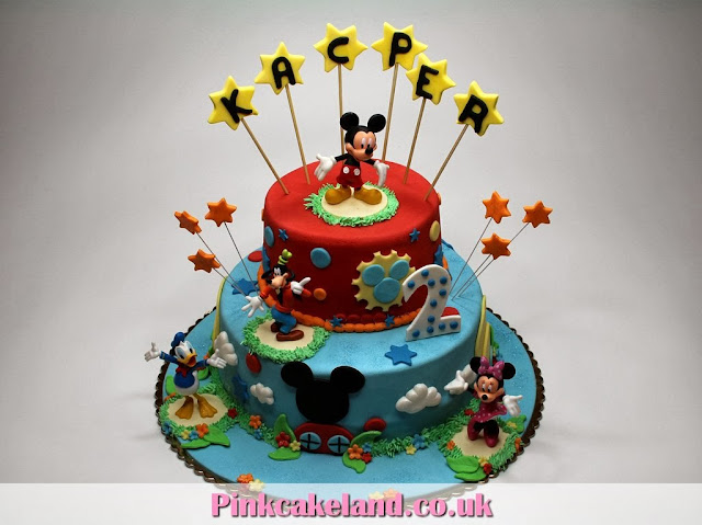 2nd Birthday Cake for Kids in London - Mickey Mouse Clubhouse
