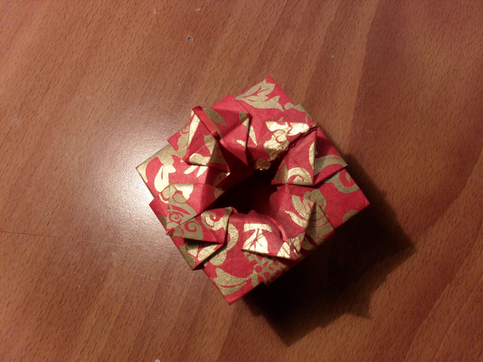 Origami Chinese vase